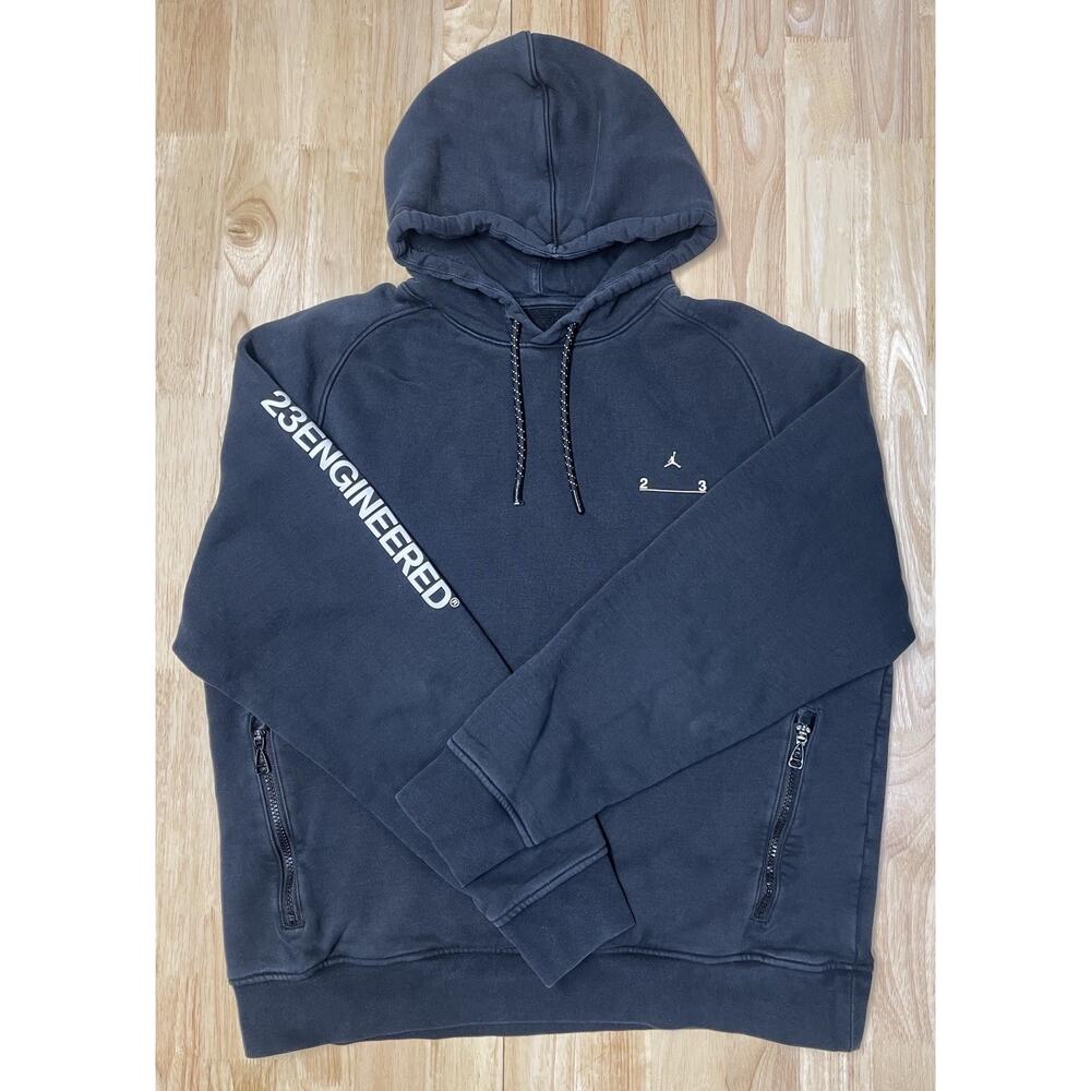 Nike Jordan Men’s 23 Engineered Black Hoodie DQ7881-010 Size Large